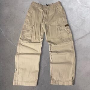 Vintage Aeropostale A87 Khaki Cargo Pants Baggy Utility Trousers 28x30 Gorpcore